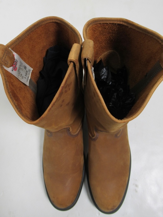 Red Wing Men\'s Supersole 11-Inch Soft Toe Pull-On Boot 1105 Light Brown 12 USA main image 9